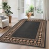 Nasitip Modern Stripes Area Rugs for Living Room Soft Low Pile Non-Sliping, Machine Washable - 4 of 4