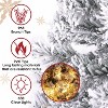 Pre-Lit Flocked LED Douglas Fir Artificial Christmas Tree - 4 of 4