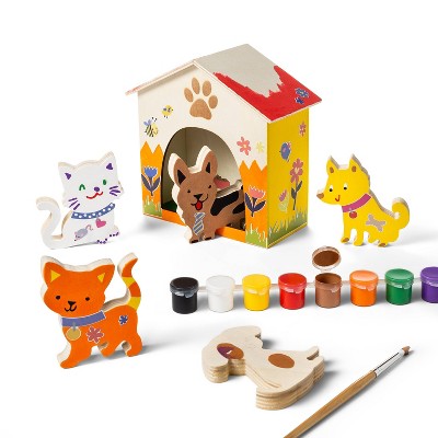 Paint-Your-Own Wood Pets Kit - Mondo Llama&#8482;