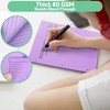 Manaloom Colorful Notebook Paper – 8.5" x 11", 150 Sheets  – College Ruled Loose Leaf Filler Paper – 4 Pack (600 Sheets Total) - 4 of 4