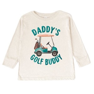 The Juniper Shop Daddy's Golf Buddy Toddler Long Sleeve Tee - 1 of 3