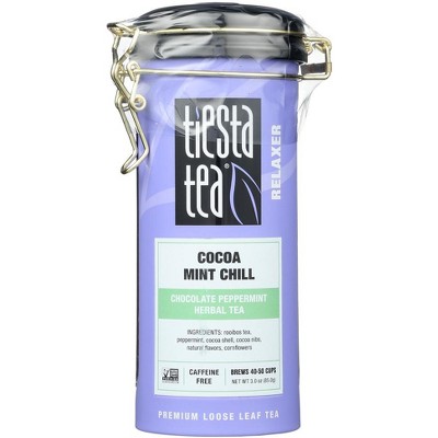 Tiesta Tea Cocoa Mint Chill Relaxer - Case Of 6 - 3oz : Target