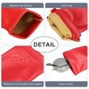Unique Bargains PU Leather Portable Squeeze Top Soft Eyeglass Cases 4 Pcs 3.5" x 7.1" - 3 of 4
