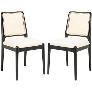 Reinhardt Rattan Dining Chair (Set of 2) - DCH8800 - Safavieh - 1 of 4