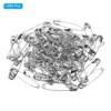 Unique Bargains Metal DIY Blankets Crafts Brooch Making Home Sewing Nickle Plated Safety Pins 200 Pcs - 3 of 4