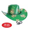 Beistle Sequined St. Patrick's Day Cowboy Hat, One Size Fits Most Green - 2 of 4