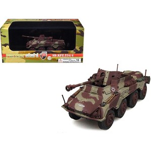Sd.Kfz. 234/4 Armored Vehicle "Unidentified Unit, Western Front" (1945) German Army 1/72 Die Cast Model by Panzerstahl - 1 of 4