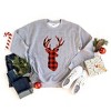 Simply Sage Market Women's Graphic Sweatshirt Buffalo Plaid Reindeer - 3 of 3