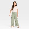 Girls' Pull-On Wide Leg Cargo Pants - Cat & Jack™ - 3 of 3
