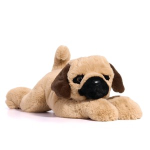 FAO Schwarz Toy Plush Lying Puggle 22" - 1 of 4