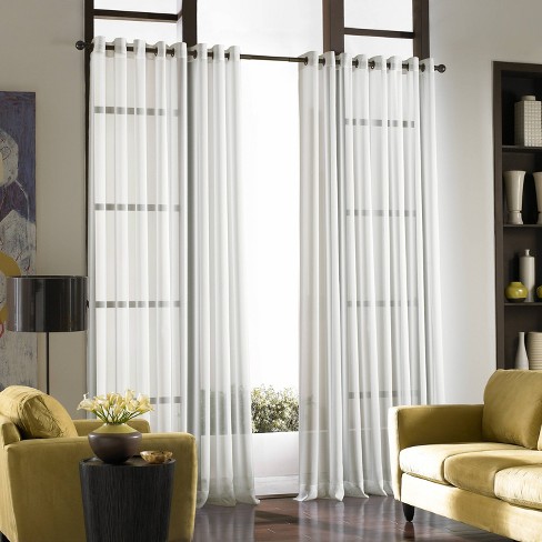 1pc Sheer Soho Window Curtain Panel - Curtainworks - image 1 of 4