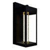 CWI Lighting Rochester LED Integrated Black Outdoor Wall Light - 4 of 4