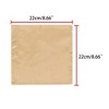 INSPIRE CHIC Men's Wedding Party Solid Color Self-Folded Pocket Squares - 3 of 4