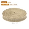 Unique Bargains Burlap Wired Soft Decorative Ribbon Trim for Gifts Wrapping - 2 of 4