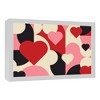 Mid Mod Heart Pattern 19.63 x 13.63 Framed Canvas - 2 of 4
