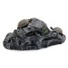 Unique Bargains Resin Aquatic Turtles Climbing Rock Ramp Aquarium Fish Tank Landscape Decor - 4 of 4