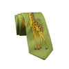 Crazy Dog T-Shirts Giraffe Tie Funny Neckties for Men Zoo Tie Men's Novelty Neckties - 2 of 4