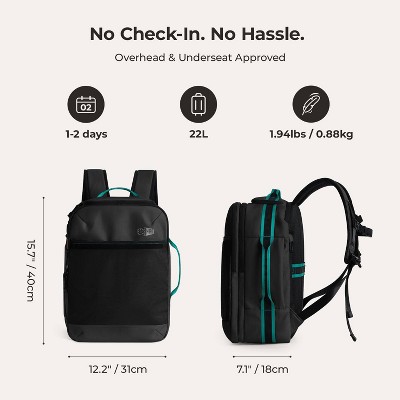 Bagsmart Blast Elite 22L Backpack - Black — фото 2