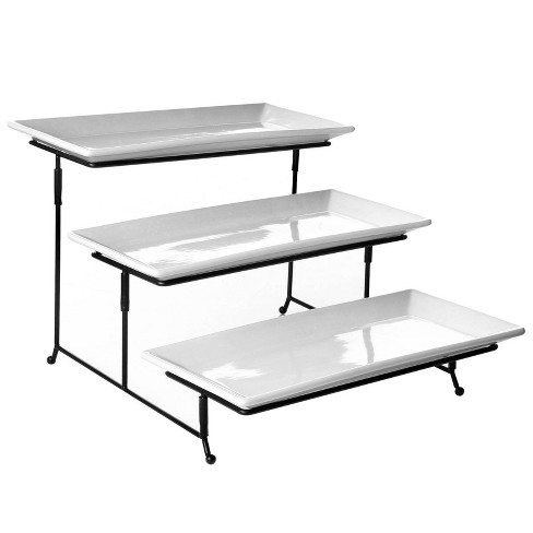 Tier platter clearance stand