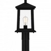 Quoizel Lighting Satterfield 1 - Light Post Light in  Matte Black - 3 of 4