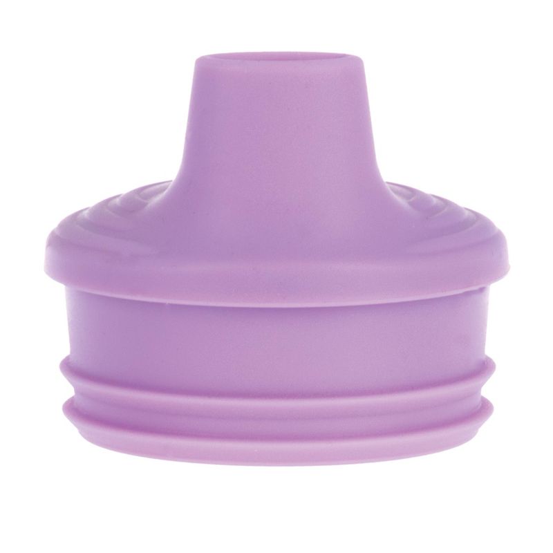 Nuby 2oz 2 Handle Silicone Sippy Cup with Spout Lid - Girl, 5 of 8