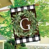 Wreath Monogram G Double-Sided House Flag Everyday 28" x 40" Briarwood Lane - 4 of 4
