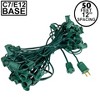 Novelty Lights 25 Feet C7/E12 Candelabra Base Christmas Stringer, Vintage Holiday Hanging Light String, 12" Spacing, SPT-1 20 Gauge Wire - 4 of 4