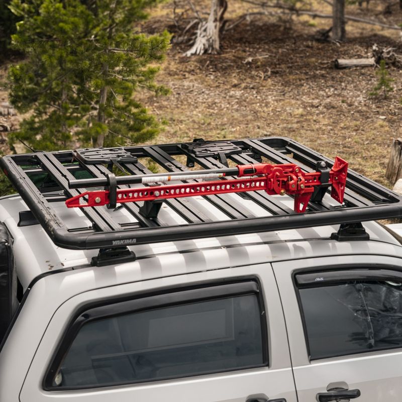 Yakima 60 by 54 Inch Aluminum Roof Mount LockNLoad 3 Bar System Heavy Duty Roof Rack Platform with 165 Pound Load Capacity, Black, 4 of 7