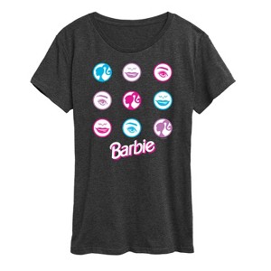 Women's - Barbie - Iconic Features of Barbie Short Sleeve Graphic T-Shirt - 1 of 4