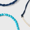 Semi-precious Bracelet Set 3pc - Universal Thread™ Blue : Target