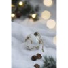 Syemin Decorative Objects Christmas Glass Decorative Hanging Ball Christmas Tree Ornaments for Holiday Party Decorations Set of 12, White, 3"*3"*3" - 4 of 4