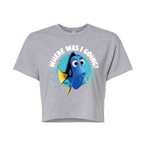 Women's - Disney - Where Was I Going Cropped Graphic T-Shirt - 1 of 4