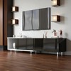 70.1''-100'' Modern Extendable TV Stand, Stylish Entertainment Cabinet with 3 Drawers and Adjustable Length for TVs 80 Inches and Above - 2 of 4
