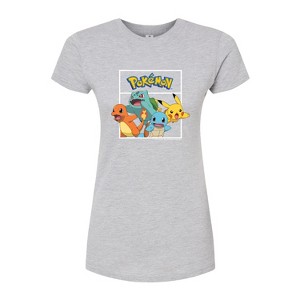 Women's - Pokémon - Team Pokémon Fitted Graphic T-Shirt - 1 of 3
