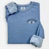 Simply Sage Market Embroidered Soccer Mom Lightweight Garment Dyed Sweatshirt - 2 of 4