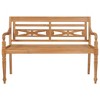 vidaXL Batavia Bench, 47.2" Teak - 2 of 4