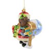 Huras 6.0 Inch Santa Bear With Wreath Tree Ornament , Ornament Christmas Home Love (1PC) - 3 of 3