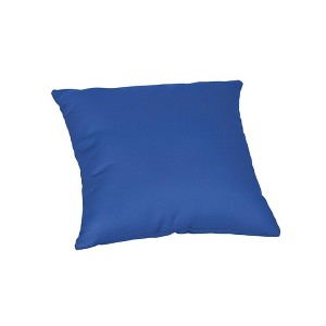 Casual Cushion Solid Sunbrella Fabric 1-Piece Indoor/Outdoor Square Throw Pillow - 1 of 4