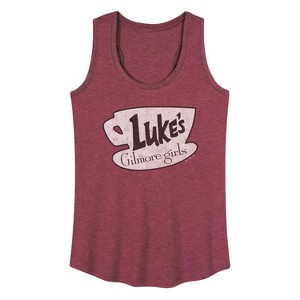 Women's - Gilmore Girls - Lukes Coffee Graphic Racerback Tank - 1 of 4