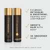 Sebastian Professional Dark Oil Lightweight Shampoo & Conditioner (8.4 oz) - DUO SET Kit with Hair Jojoba & Argan Oil for Smooth Hair - 2 of 3