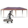 Outsunny 19.2' x 9.7' Pop Up Canopy with Steel Frame, UV Fighting Roof, Carry Bag for Patio, Backyard, Beach, Garden, Coffee - 4 of 4
