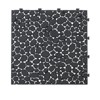 Aukfa 12x12 Inch Interlocking Plastic Deck Tiles for Outdoor - Lightweight Snap Lock Flooring, Waterproof Patio Balcony Backyard Tile, Easy DIY - 2 of 4