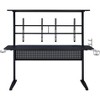 RISOKEYS Gaming Computer Desk Gaming Table with 2 Monitor Holder & with Cup Holder Headphone Hook for Bedroom Small Space Upgrade - 4 of 4