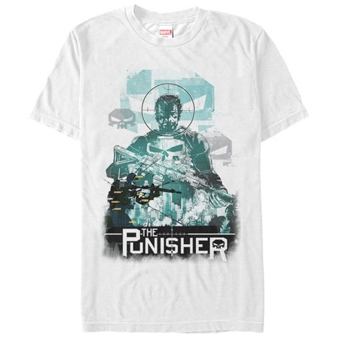 Punisher t shirt white shop