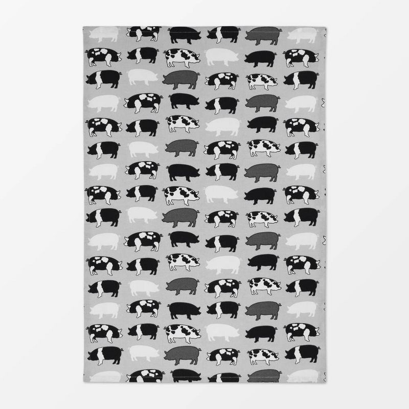 2pk Designer Pigs Print Towel - MU Kitchen, 2 of 4