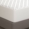 Sealy FLEX Charcoal Waterproof Machine Washable Fitted Mattress Protector - 4 of 4