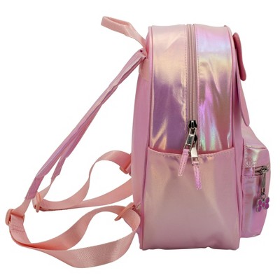 My Melody Big Face Cosplay Mini PU Backpack Purse, Shoulder Bag with Epoxy Filled Metal Bow Charm, 10.5 Inch, Adjustable Straps, Faux Leather — фото 2
