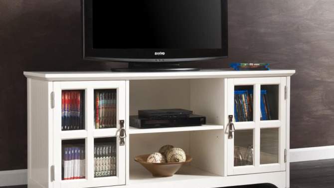 Remey TV Stand for TVs up to 50&#34; White - Aiden Lane, 2 of 11, play video