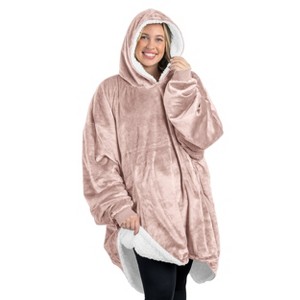 Adult Bare Homey B-Cozy Fleece Wearable Blanket - 1 of 4