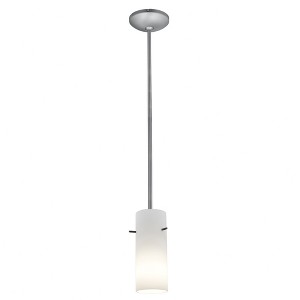 Access Lighting Cylinder 1 - Light Pendant in  Brushed Steel - 1 of 1
